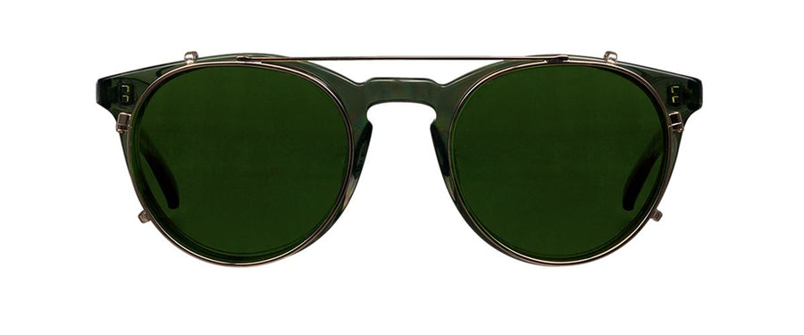 Clipon na brýle Ellis Gold/Green