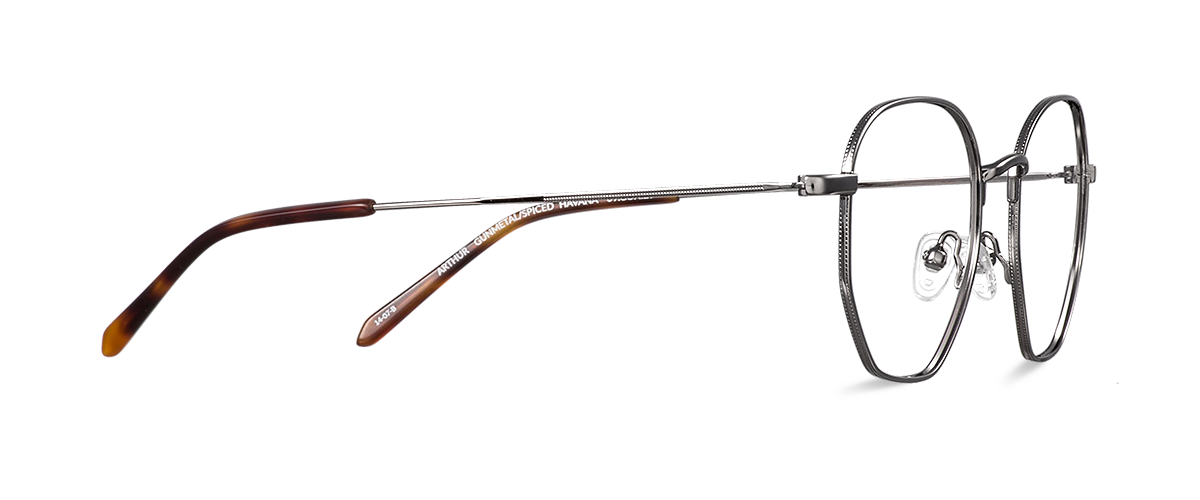 Počítačové brýle Arthur Gunmetal/Spiced Havana