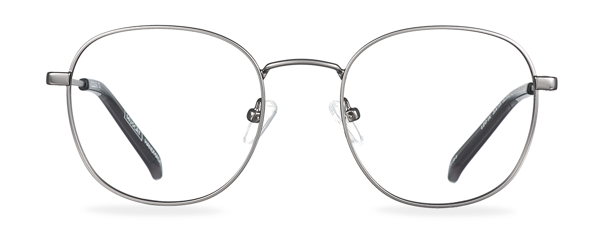 Čiré brýle Leo Wide Satin Gunmetal/Smoke