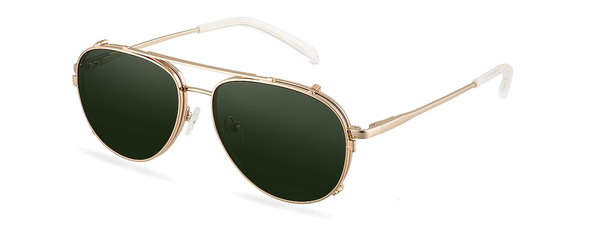 Clipon na brýle Cooper Gold/Green