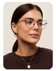Dioptrické brýle Ella Satin Burgundy/Burgundy