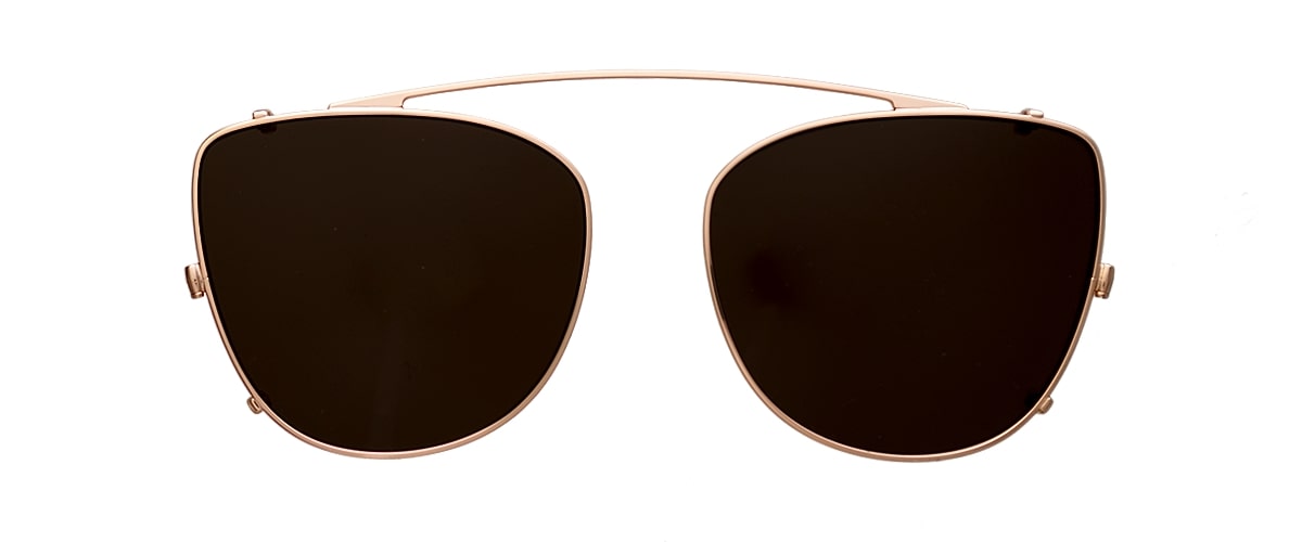 Clipon na brýle Ella Rose Gold/Brown