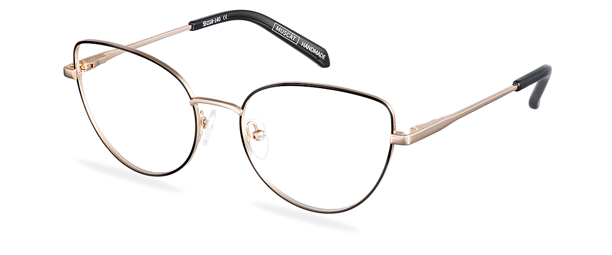 Dioptrické brýle Sofia Wide Gold Black/Black Magic