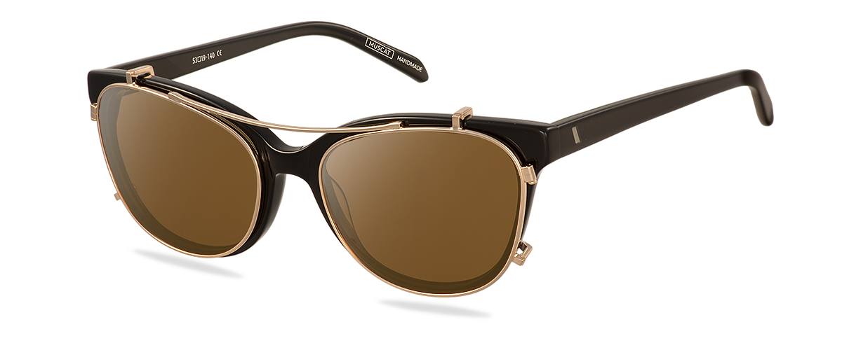 Clip on Sun Belova - Gold/Brown