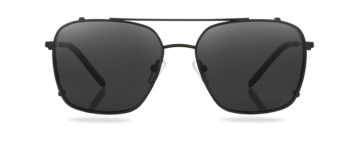 Clip on Sun Ralph - Matt Black/Smoke