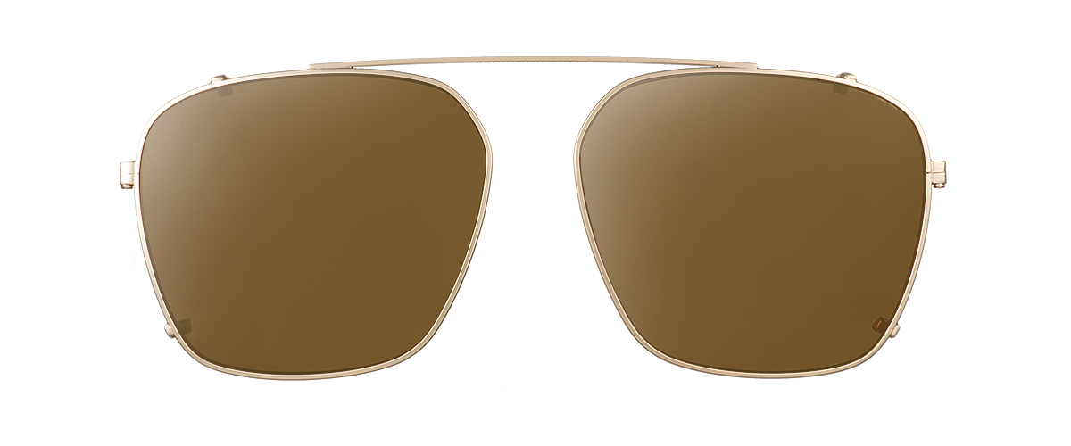 Clip on Sun Ralph - Satin Gold/Brown
