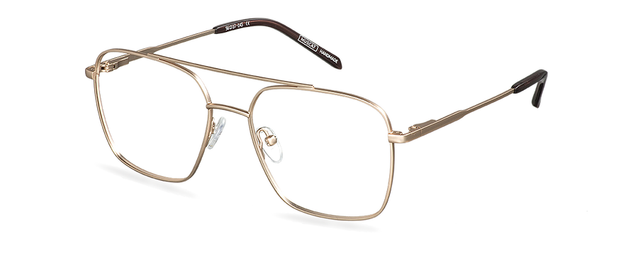 Počítačové brýle Ralph Satin Gold/Cocoa Brown
