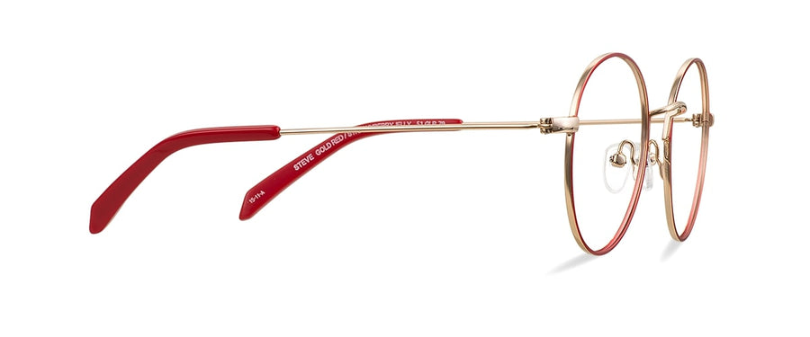 Dioptrické brýle Steve Gold Red/Strawberry Jelly