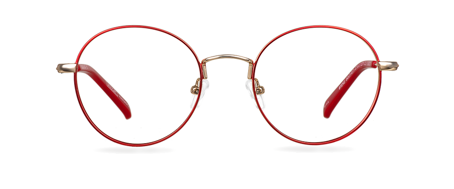 Čiré brýle Steve Gold Red/Strawberry Jelly