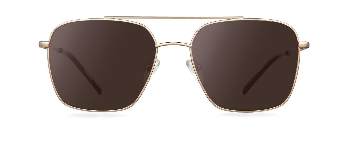 Sluneční brýle Ralph Satin Gold/Cocoa Brown
