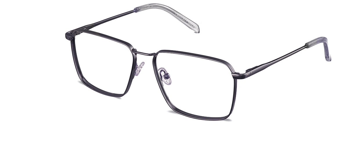 Čiré brýle Bruce Gunmetal/Crystal
