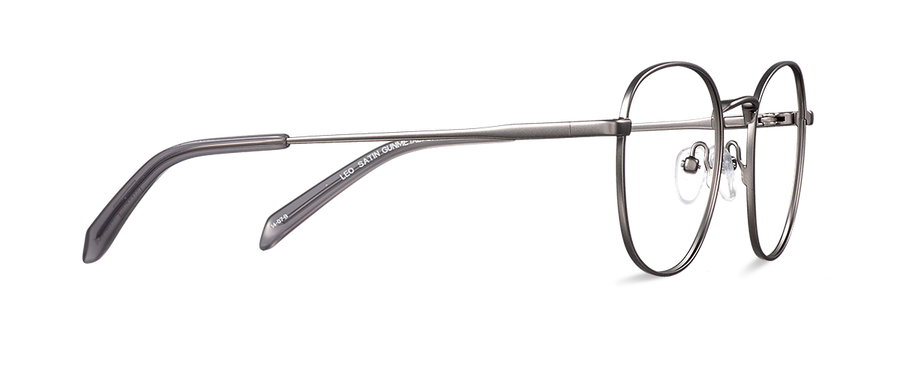 Počítačové brýle Leo Satin Gunmetal/Smoke