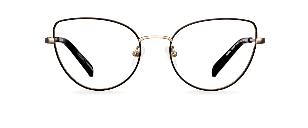 Dioptrické brýle Sofia Gold Black/Black Magic