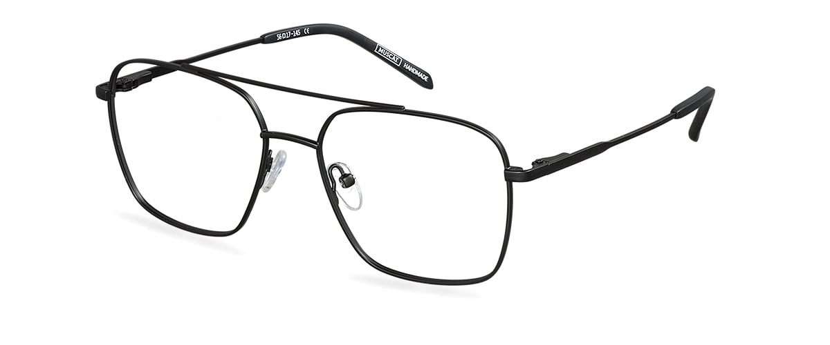 Čiré brýle Ralph Matt Black/Black Matt