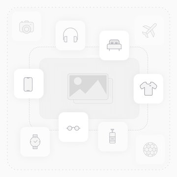 Clip on Sun Stark - Gold/Brown